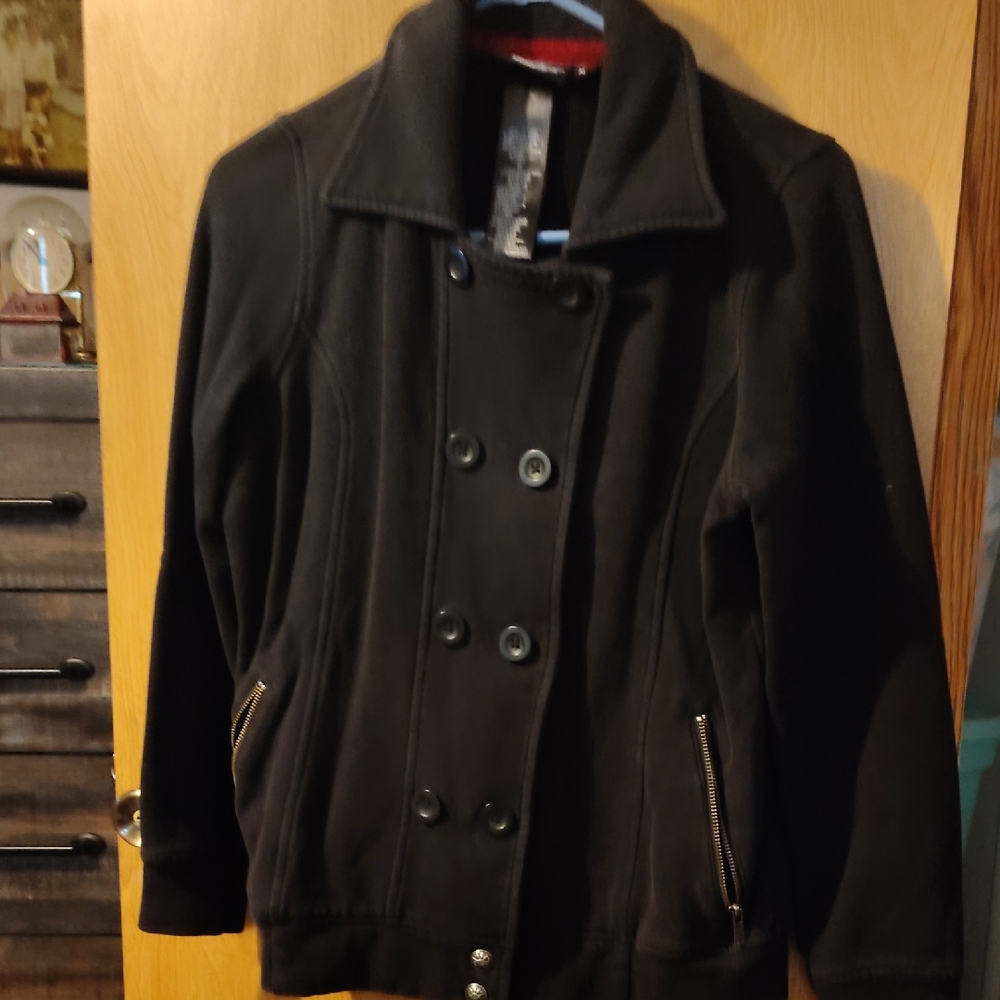 Harley-Davidson Black Pea Coat